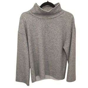 For The Republic Heather Gray Cowl Neck Sweater Women's Medium